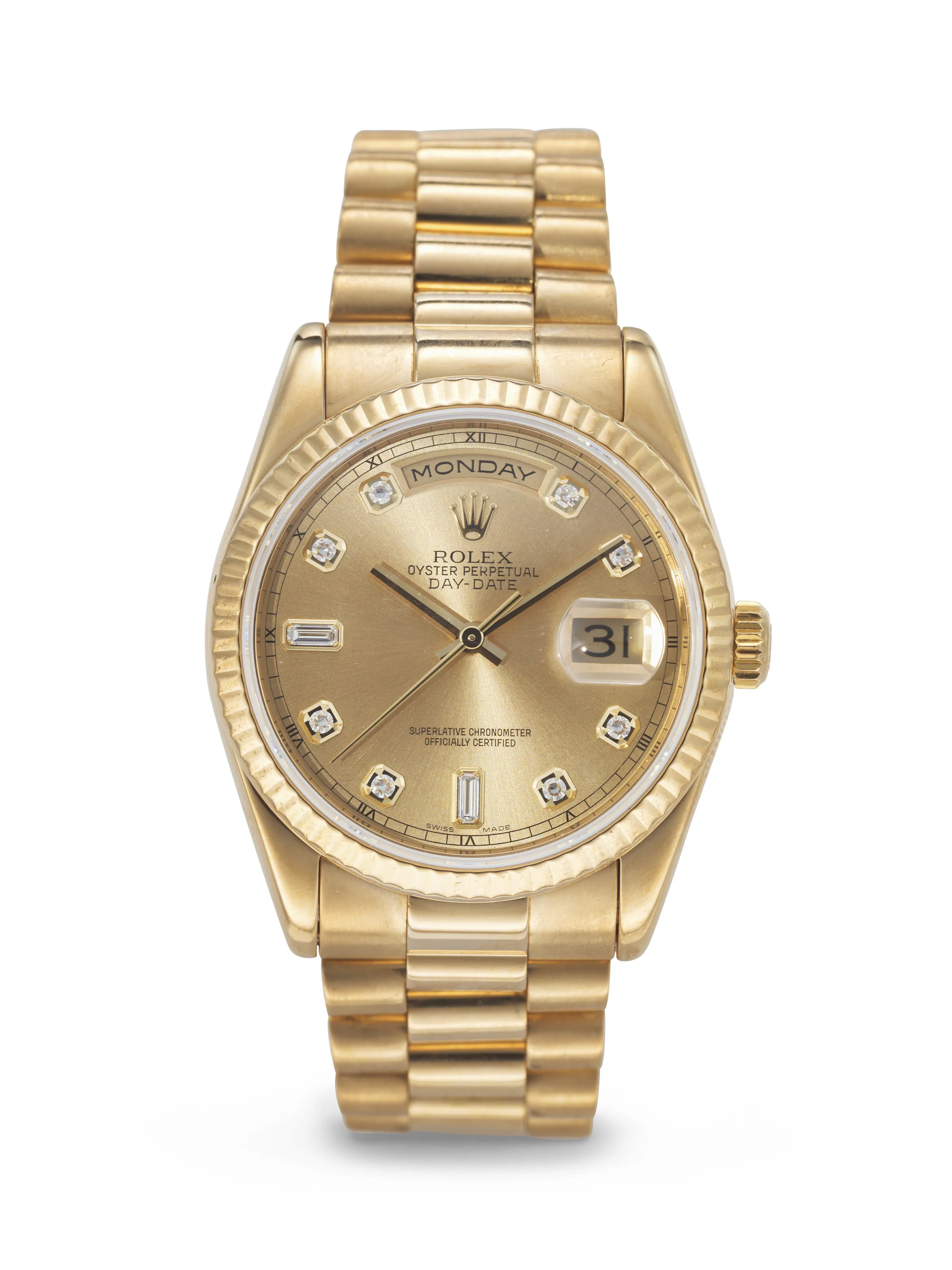 Rolex Day-Date 36 118238 36mm Yellow gold Champagne