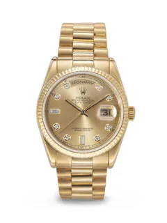 Rolex Day-Date 36 118238 Yellow gold Champagne