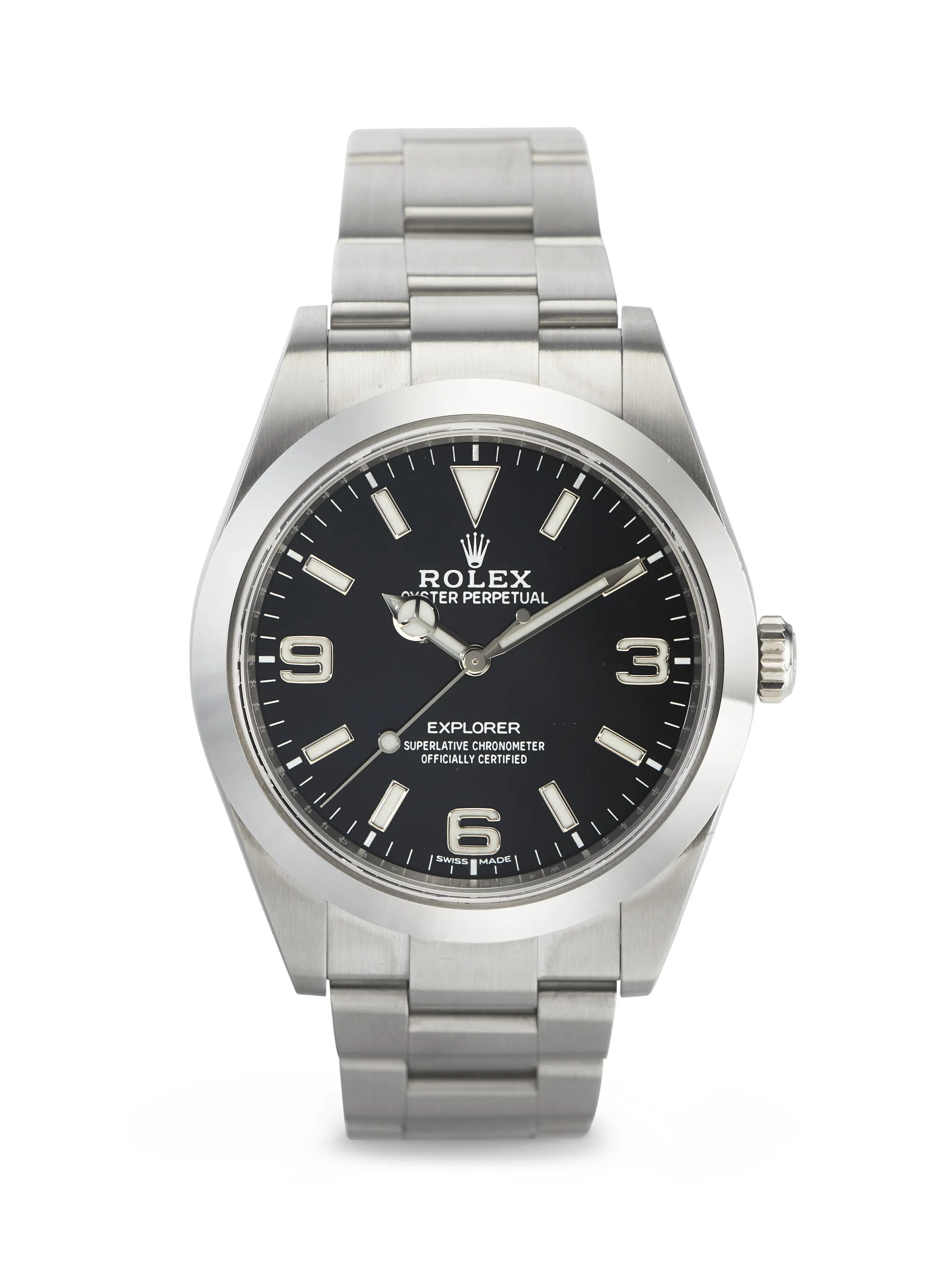 Rolex Explorer 214270 39mm Stainless steel Black