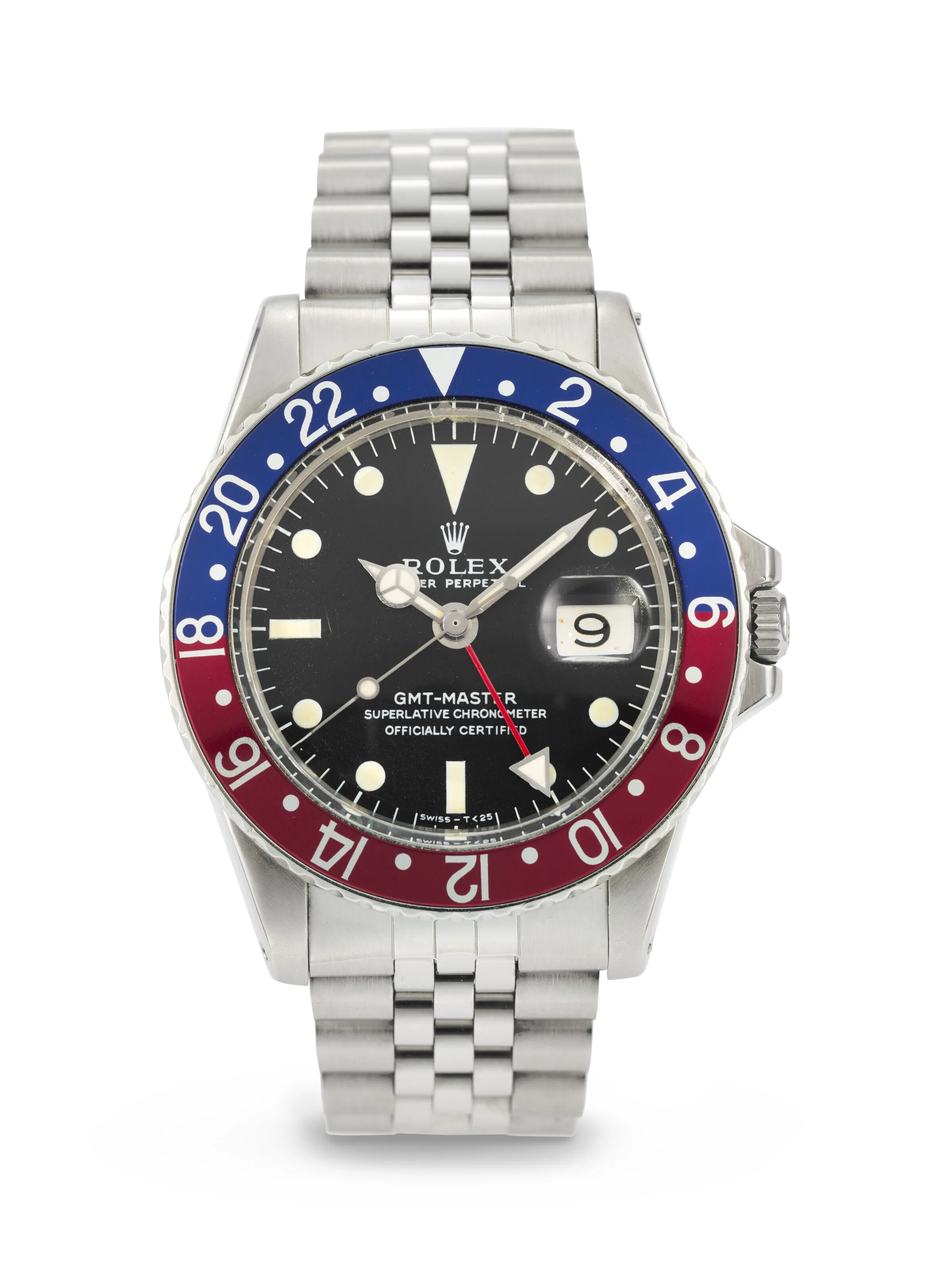 Rolex GMT-Master 1675 39mm Stainless steel Black