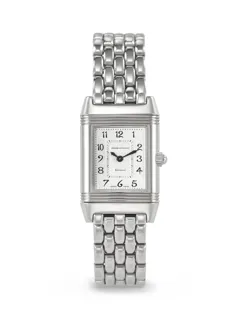 Jaeger-LeCoultre Reverso Duetto 266.8.44 Stainless steel and Diamond Silver and White