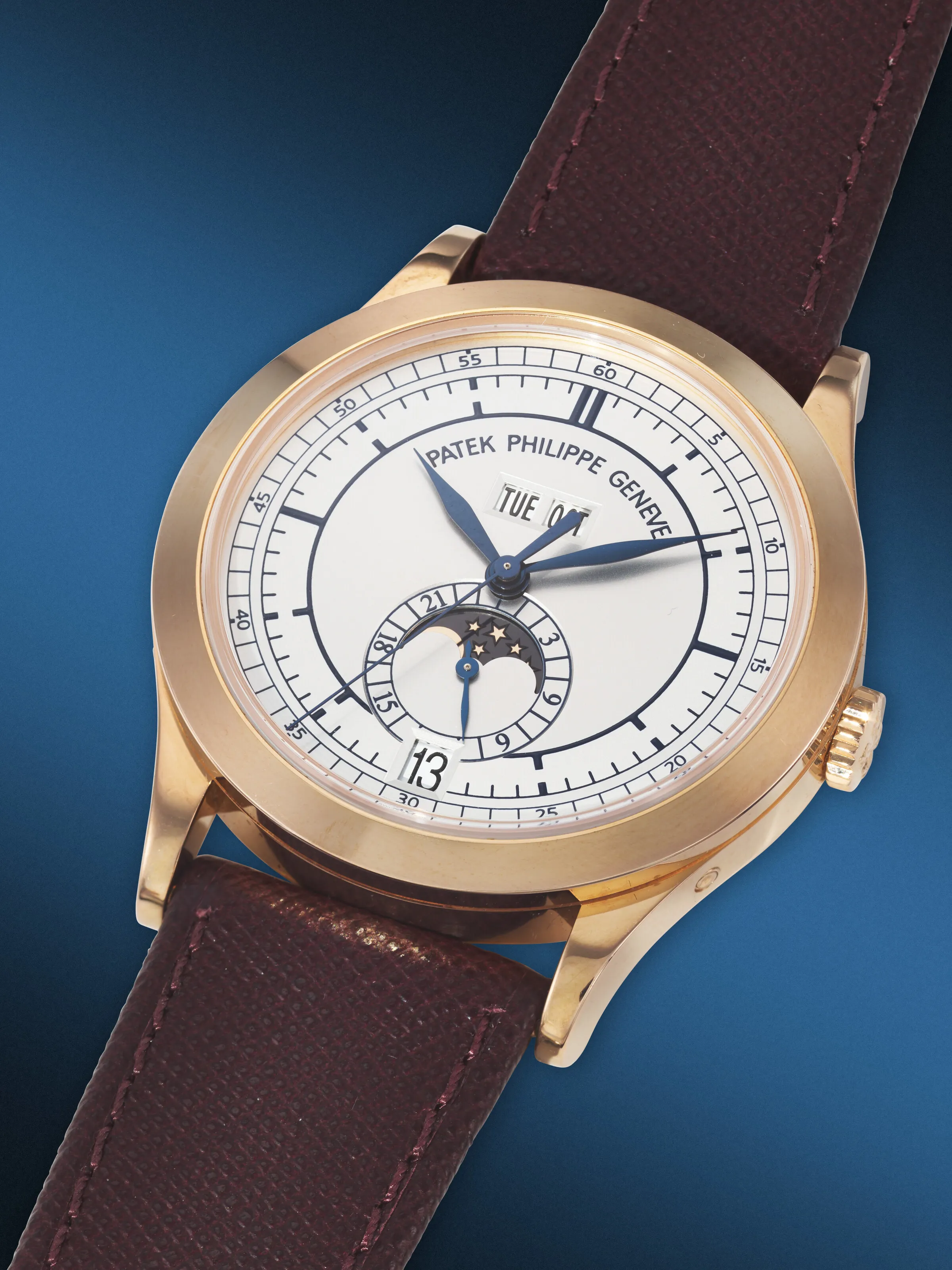 Patek Philippe Annual Calendar 5396R-001 38.5mm Rose gold Silver 1