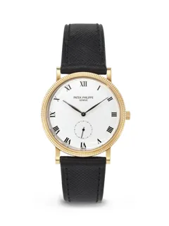 Patek Philippe Calatrava 3919 Yellow gold White