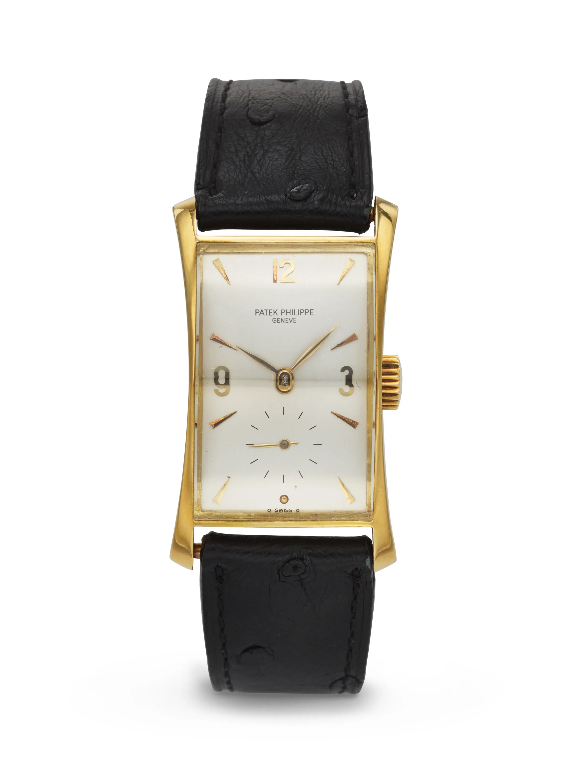 Patek Philippe Hour Glass 1593 25mm Yellow gold Silvered