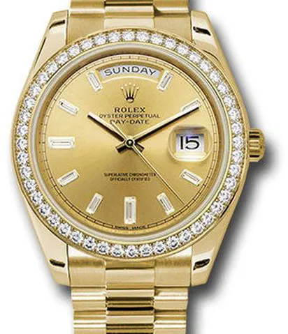 Rolex Day-Date 40 228348RBR 228348mm Yellow gold Champagne