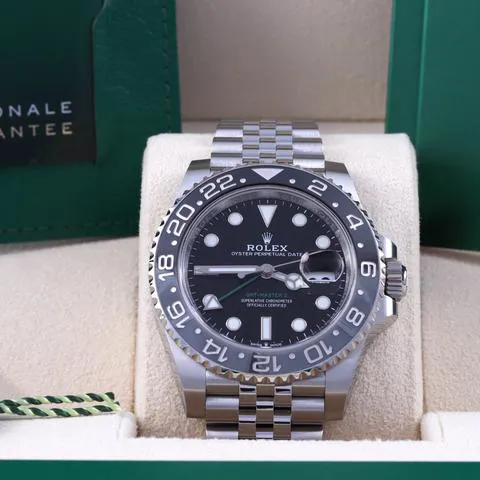 Rolex GMT-Master II 126710GRNR 40mm Stainless steel Black