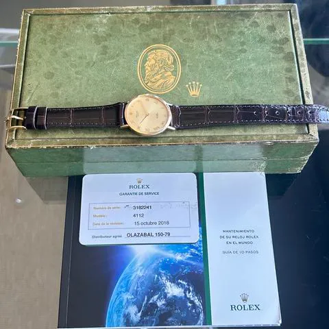 Rolex Cellini 4112 32mm Yellow gold Gold 8