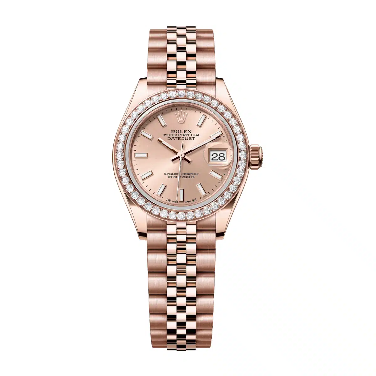 Rolex Lady-Datejust 279135RBR-0026 28mm Everose gold Pink