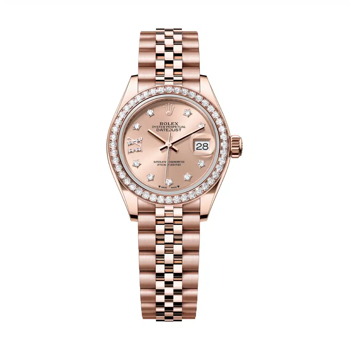 Rolex Lady-Datejust 279135RBR-0030 28mm Everose gold Pink