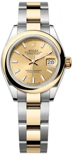 Rolex Lady-Datejust 279163-0002 Yellow gold and Stainless steel Champagne