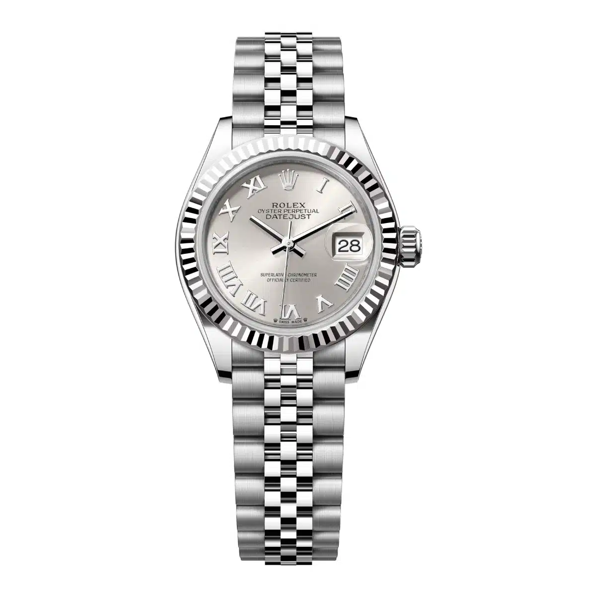 Rolex Lady-Datejust 279174-0007 28mm White gold and Oystersteel Silver