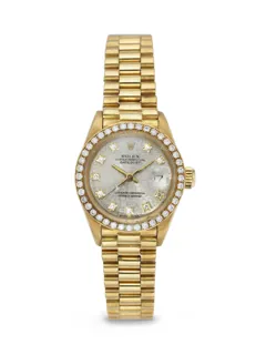 Rolex Datejust 6917 Yellow gold and Diamond Silver