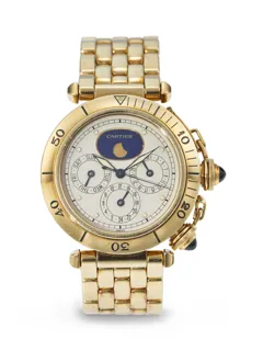 Cartier Pasha 30002 Yellow gold Silver