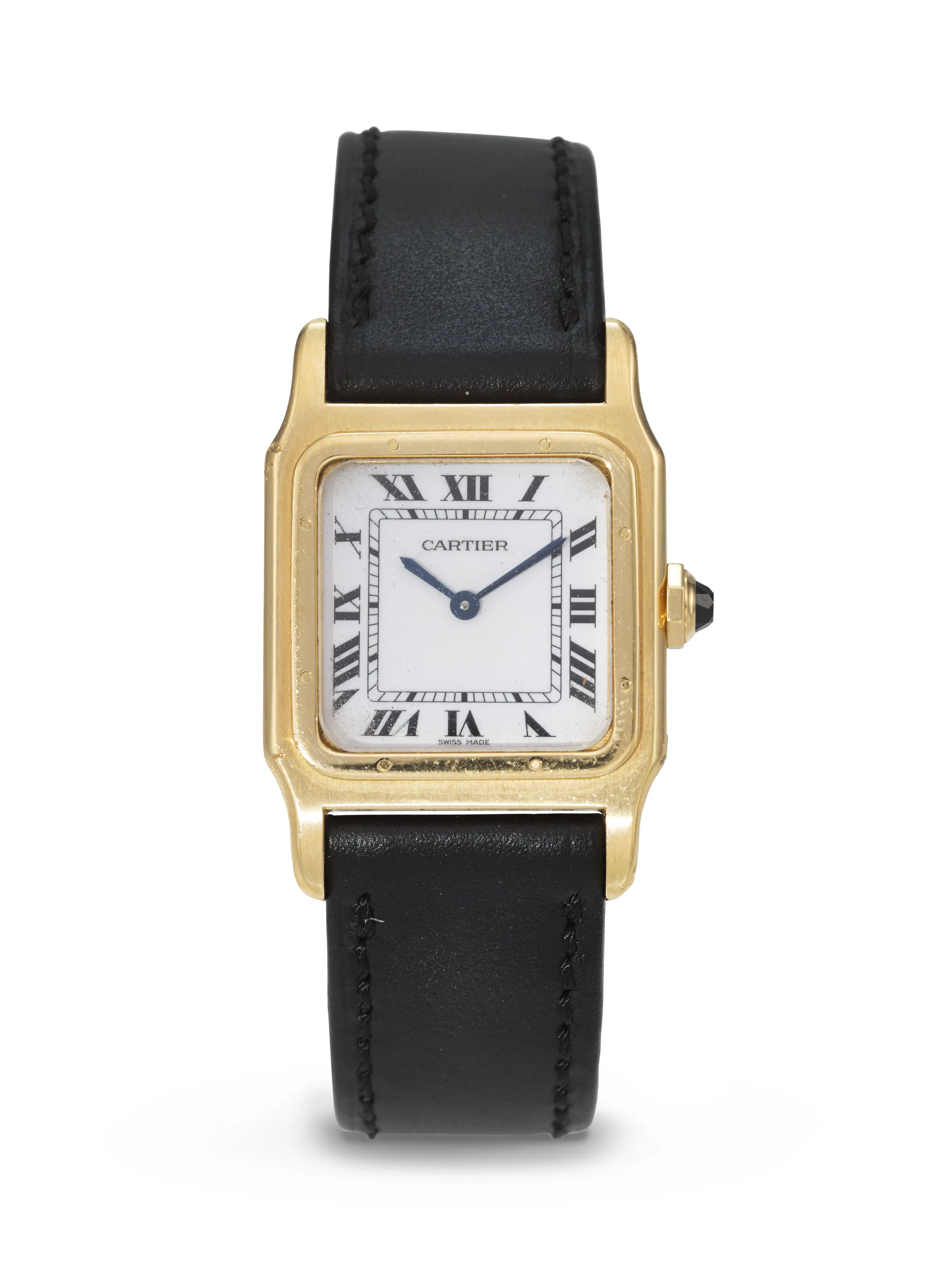 Cartier Santos Dumont 78097 25mm Yellow gold White