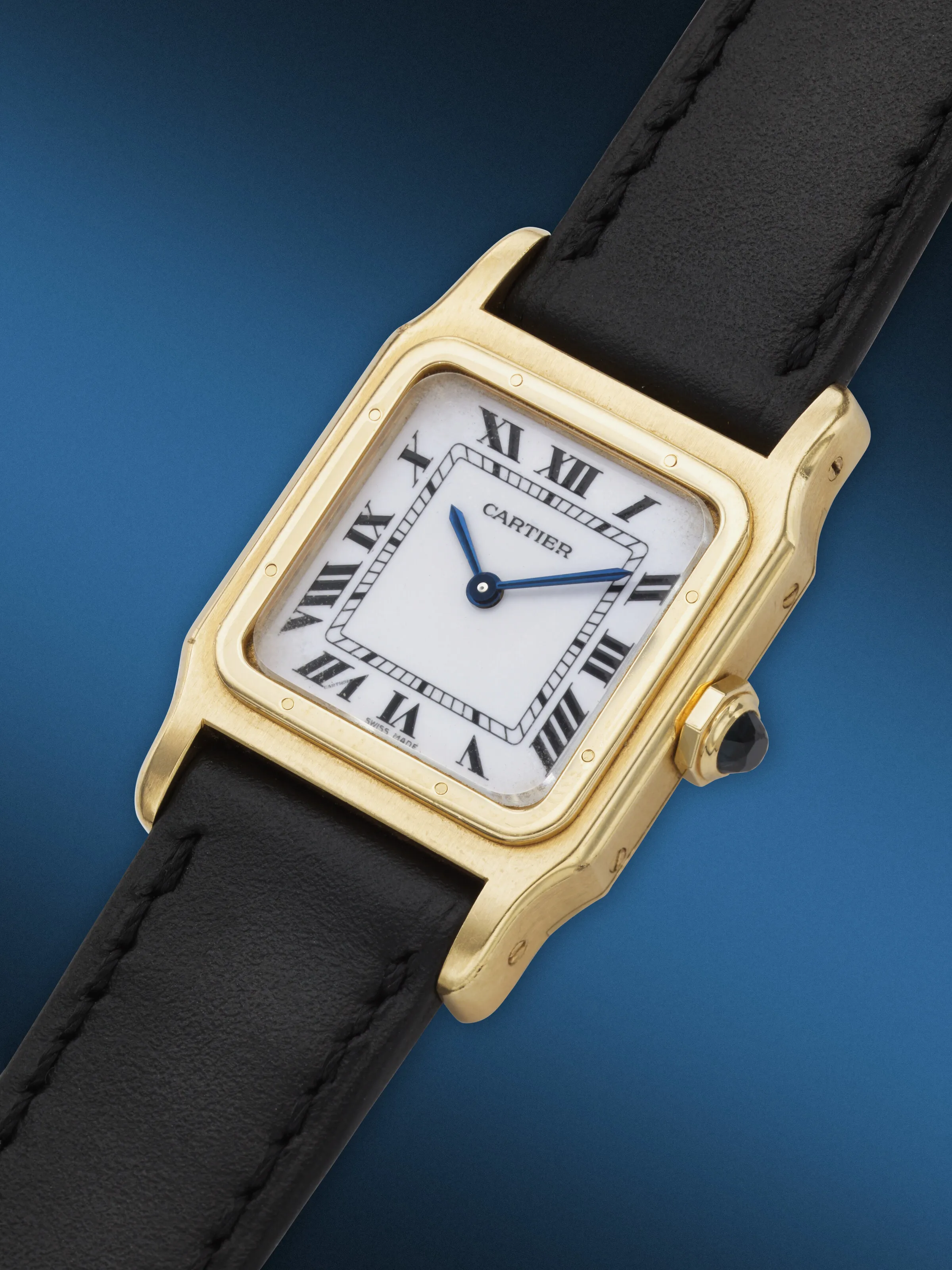 Cartier Santos Dumont 78097 25mm Yellow gold White 1