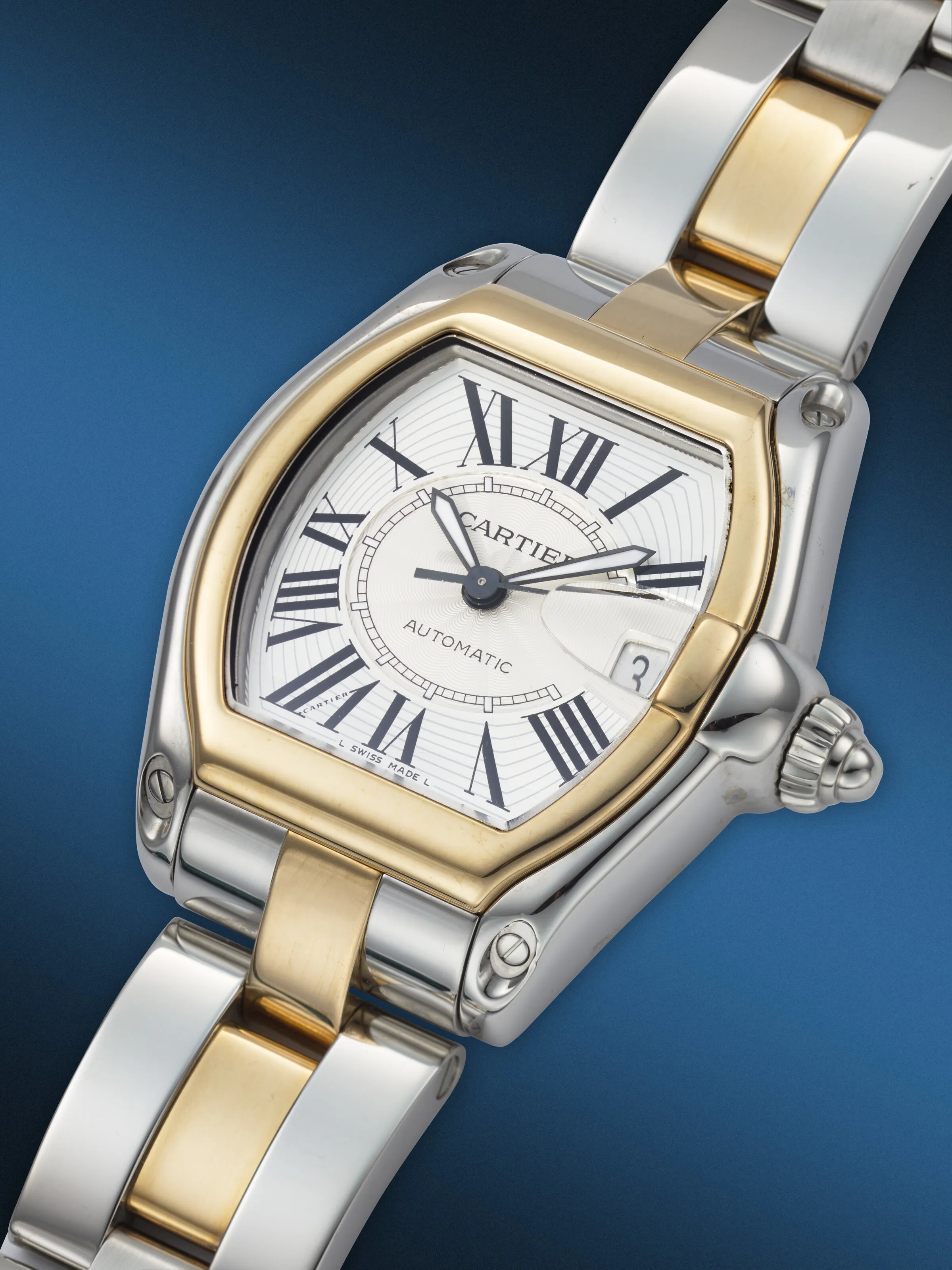 Cartier Roadster w62031y4 37.5mm Yellow gold and stainless steel Silver 1