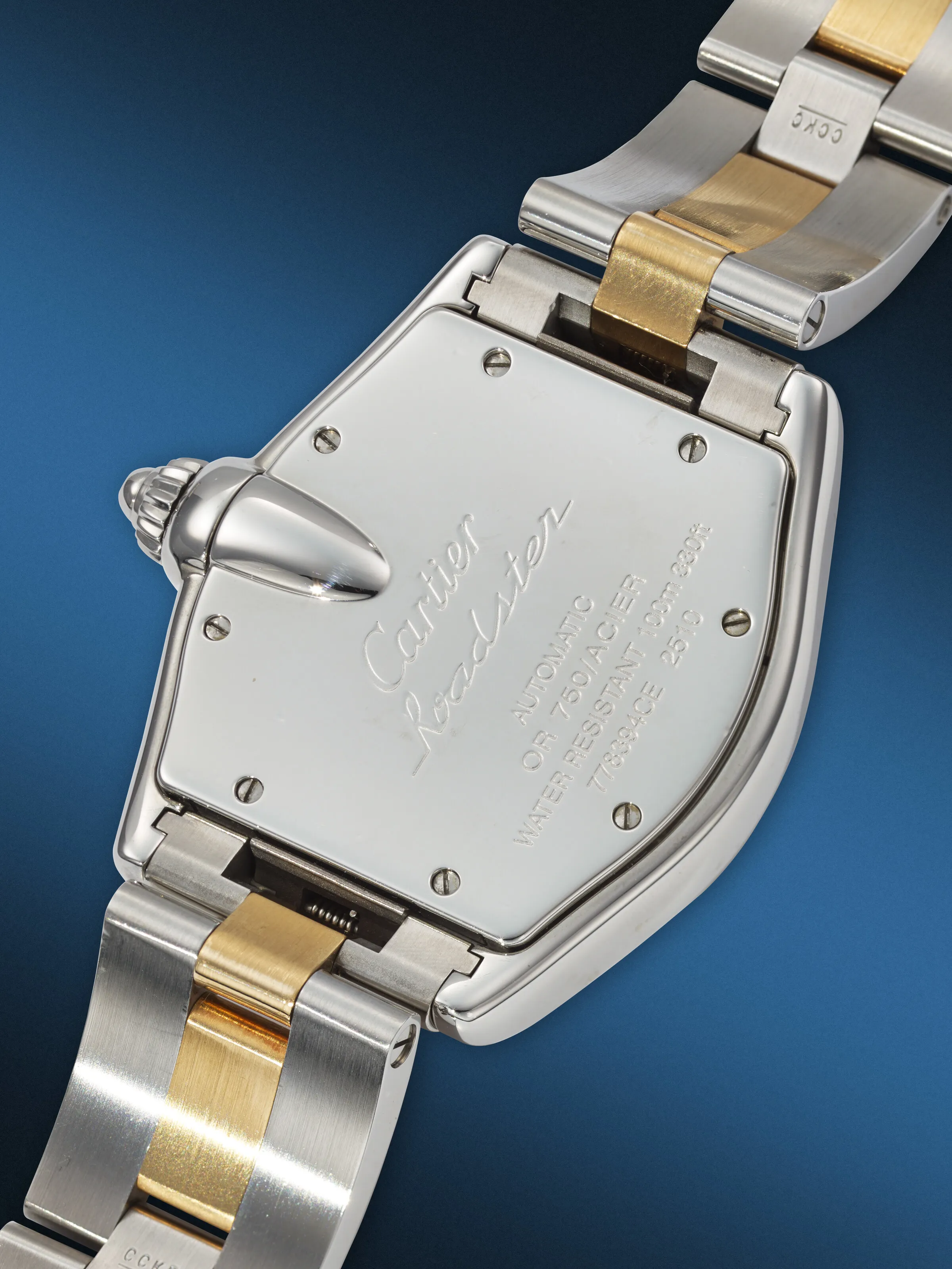 Cartier Roadster w62031y4 37.5mm Yellow gold and stainless steel Silver 2