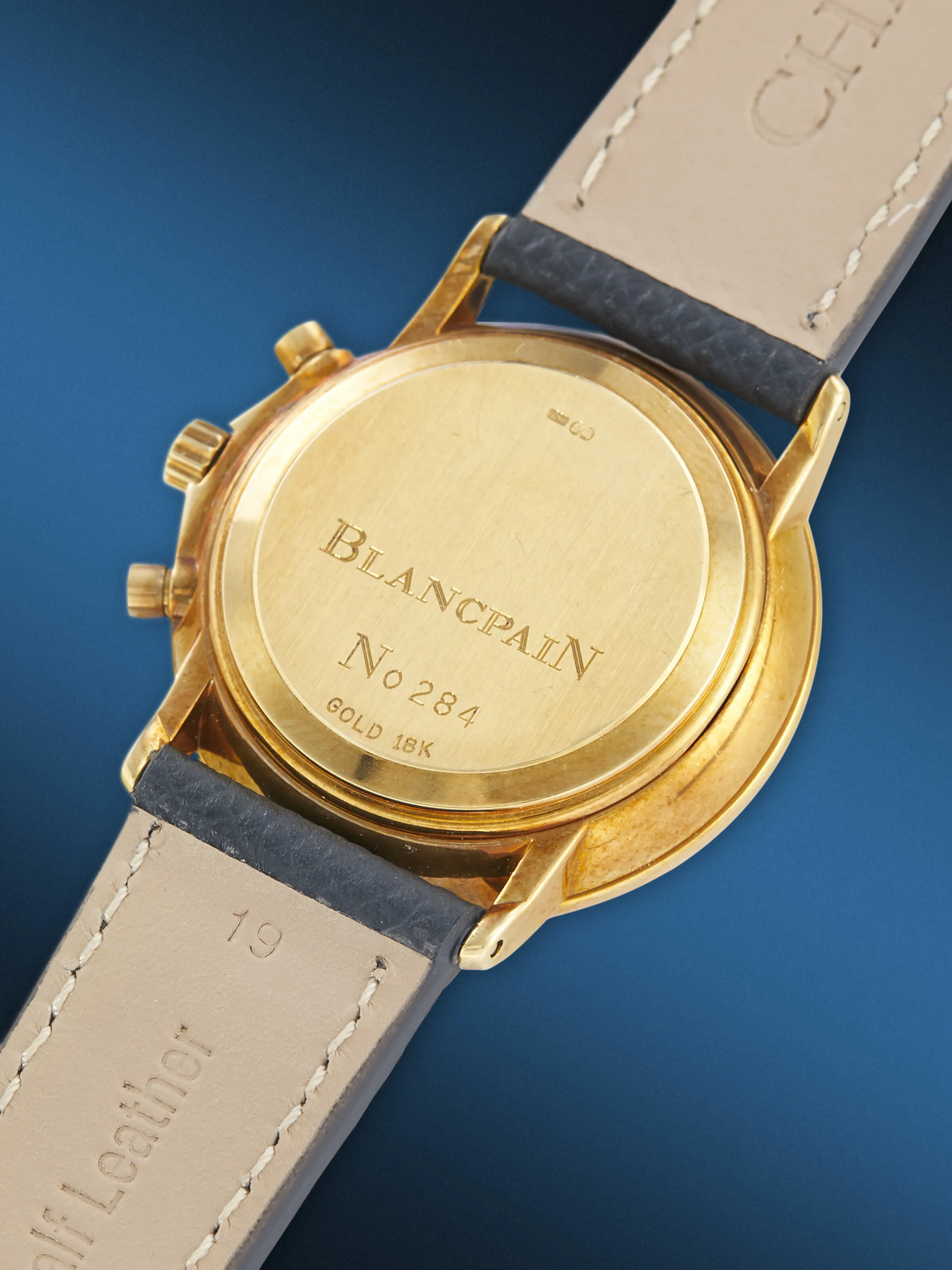 Blancpain Villeret 1185 34mm Yellow gold White 2