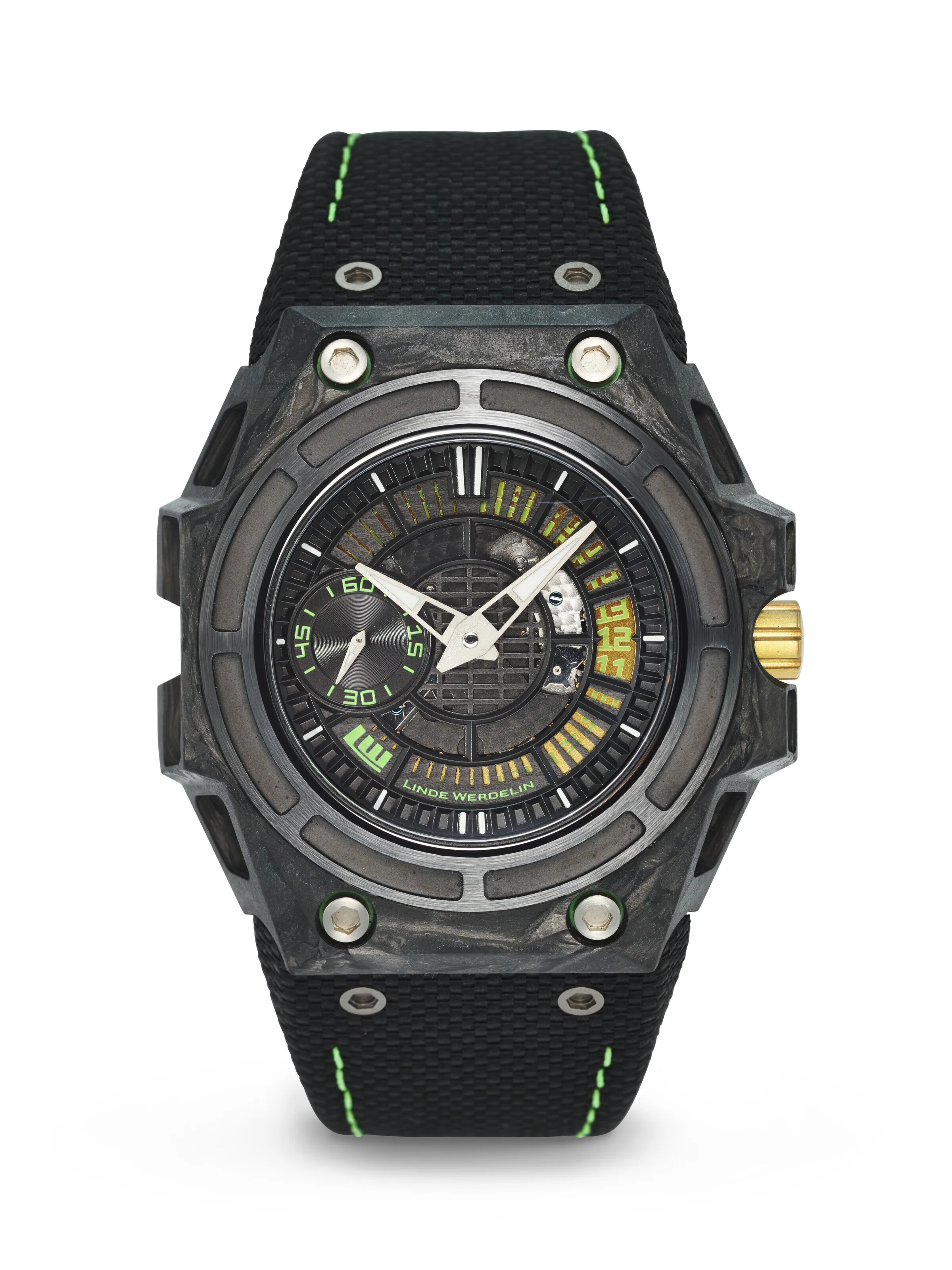 Linde Werdelin SpidoLite A.SLTCCG II.1 48mm Carbon fiber and Ceramic Semi-skeletonized