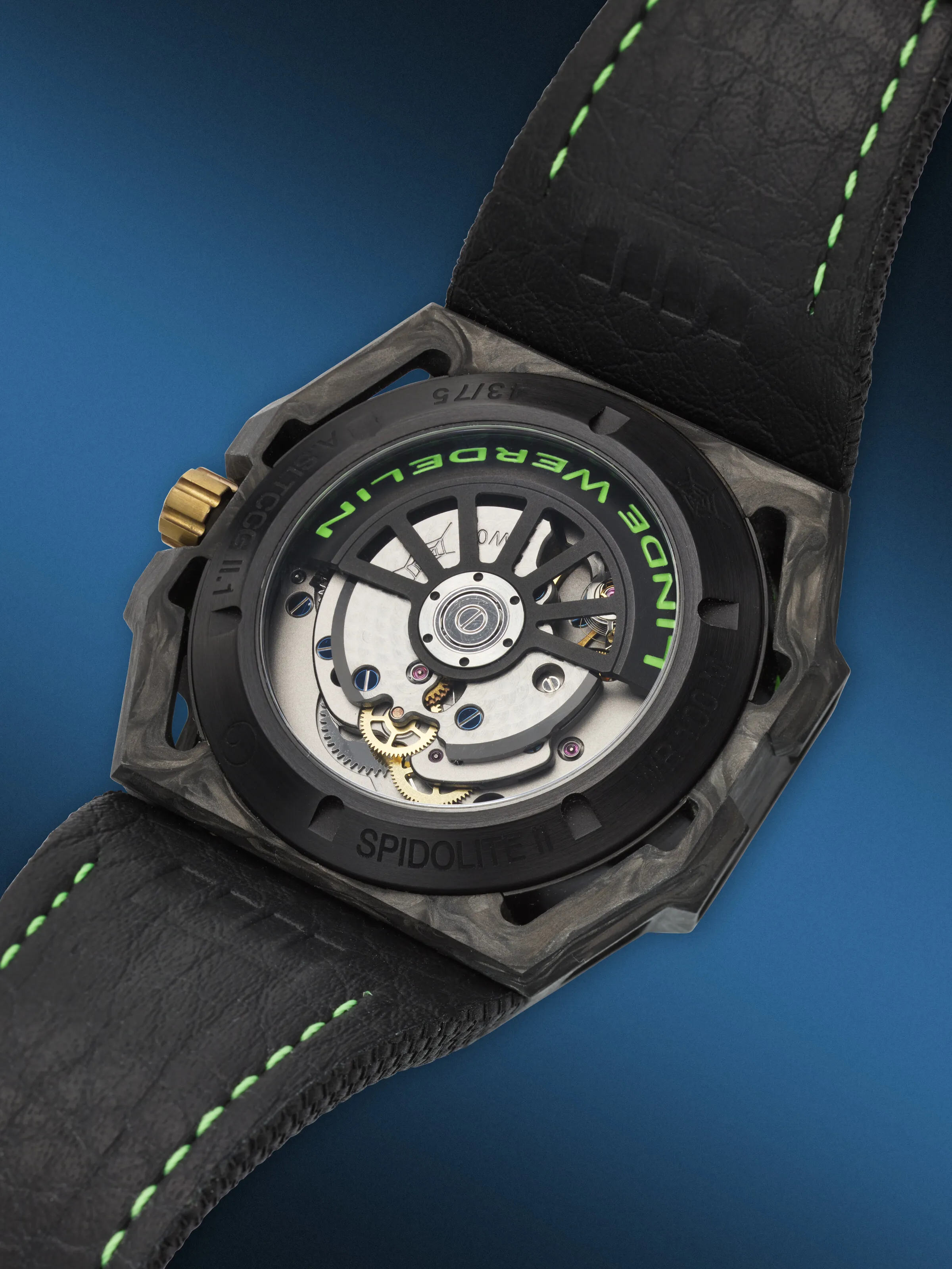 Linde Werdelin SpidoLite A.SLTCCG II.1 48mm Carbon fiber and Ceramic Semi-skeletonized 2