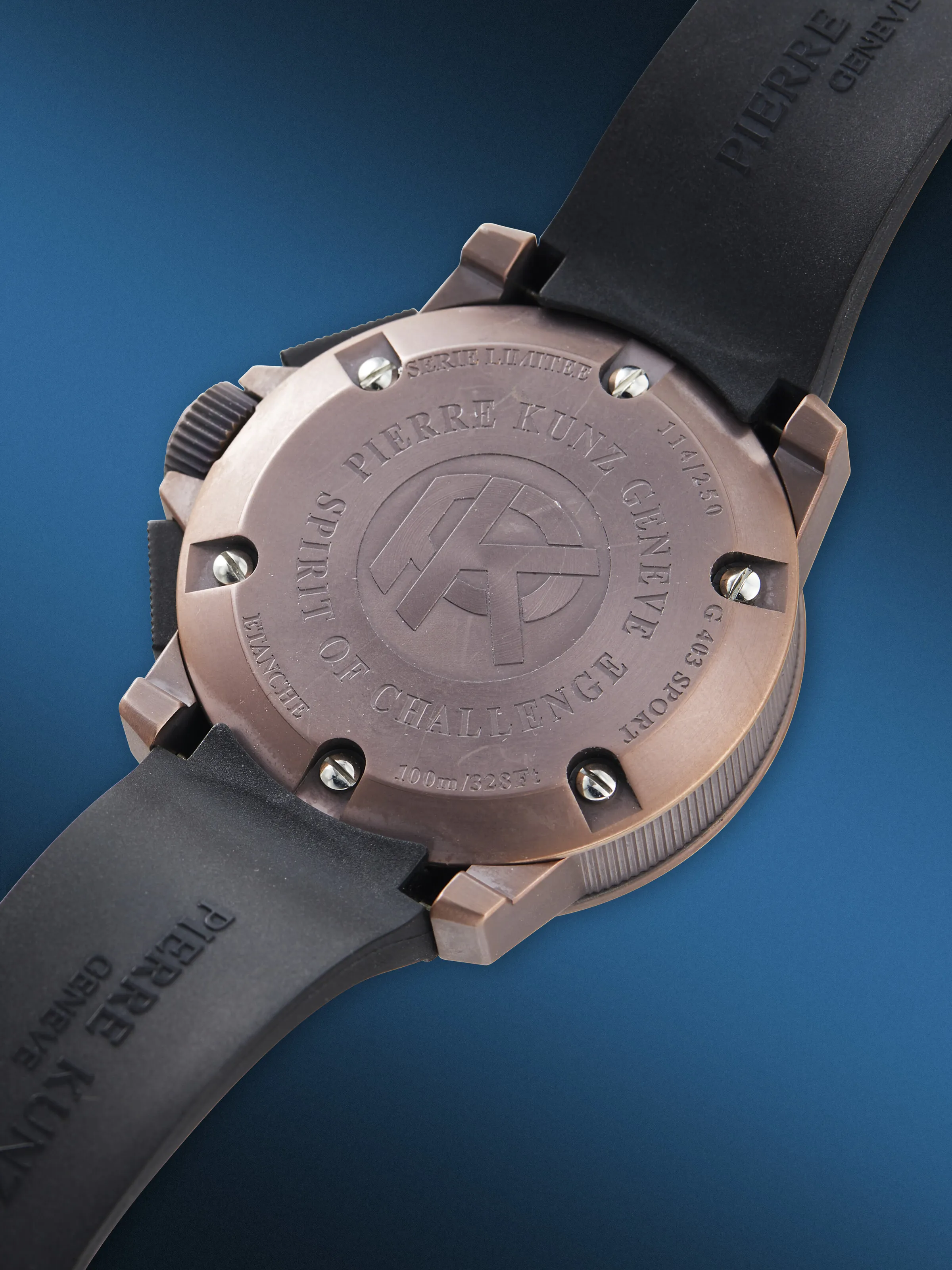 Pierre Kunz Spirit of Challenge G403 Sport 45mm Bronze and Titanium Semi-skeletonized 2