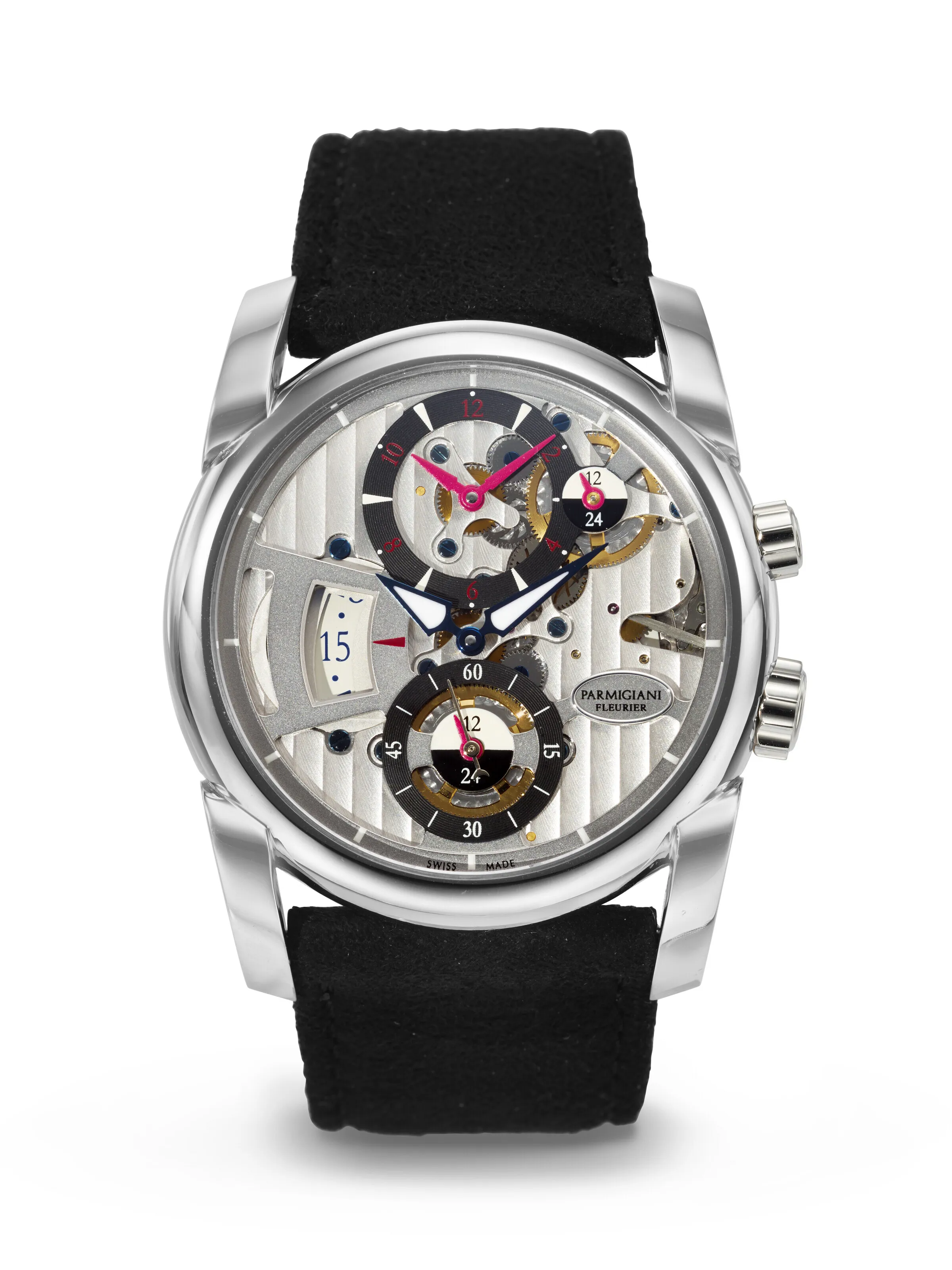 Parmigiani Fleurier Kapla Tonda 42mm Stainless steel Skeletonized