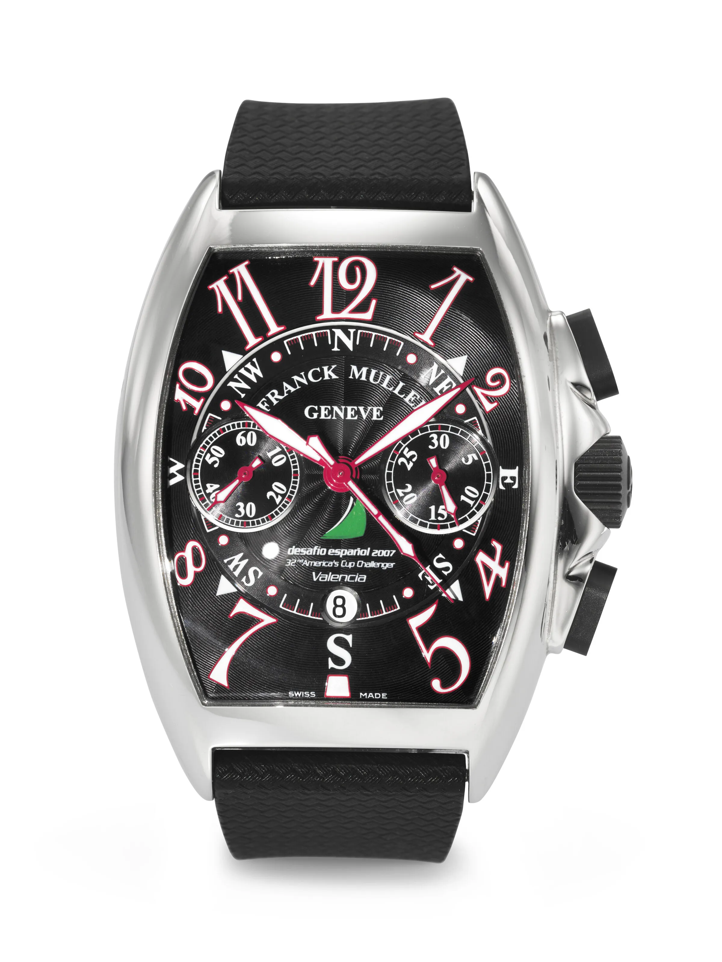 Franck Muller 8080 CC AT VAL 42mm Stainless steel Black