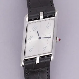 Cartier Tank Asymétrique WGTA0042/4286 Platinum Silver