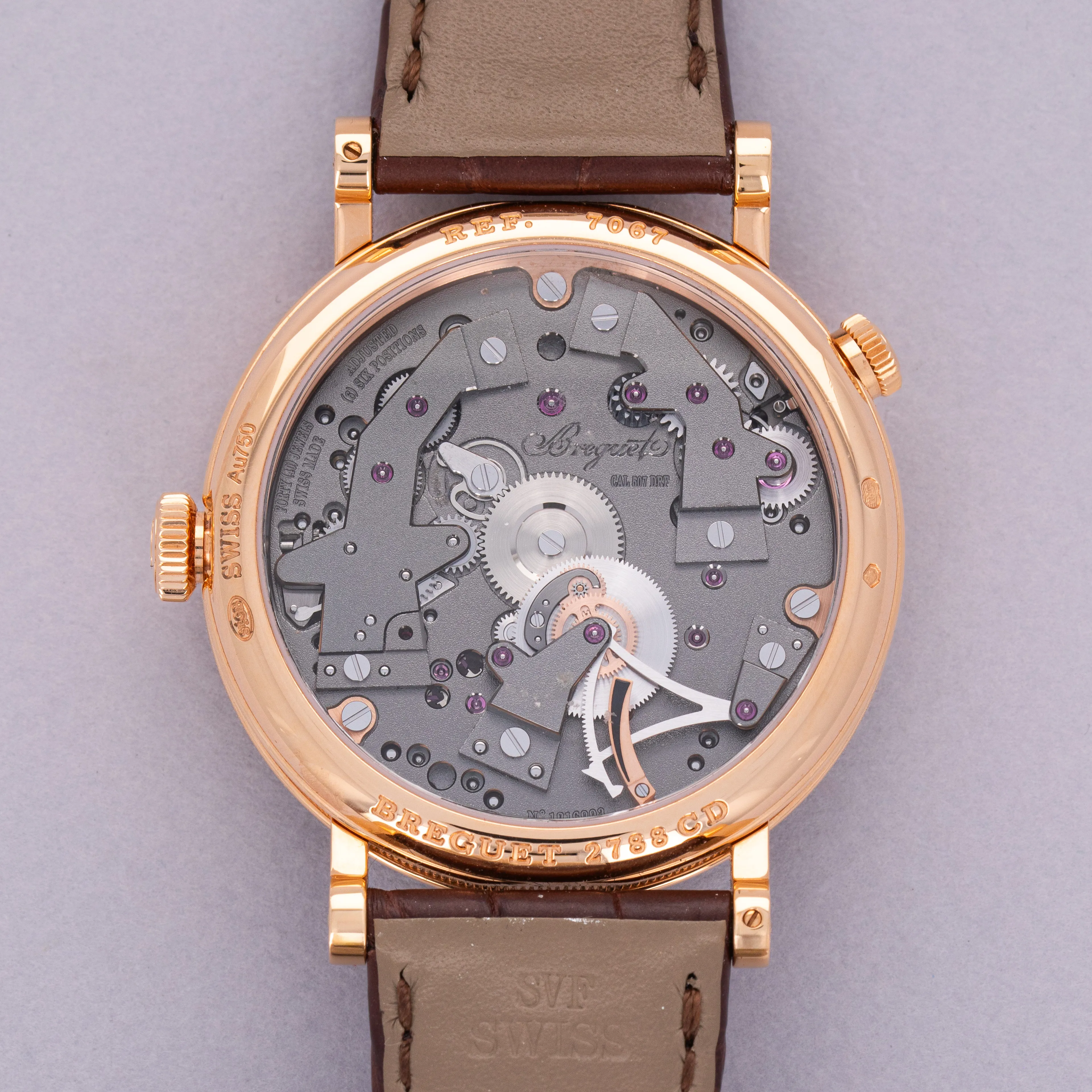 Breguet Tradition 7067BR/G1/9W6 40mm Rose gold Gray 5