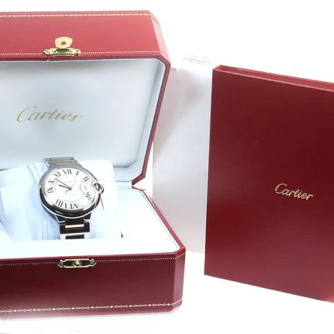 Cartier Ballon Bleu 42mm W69009Z3 42mm Silver Silver 1