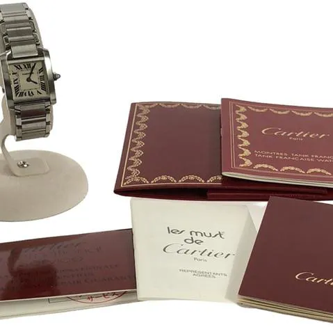 Cartier Tank Française W51008Q3 20mm Stainless steel White 1