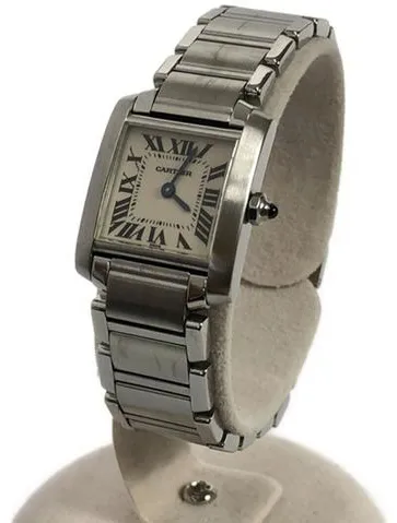 Cartier Tank Française W51008Q3 20mm Stainless steel White 5