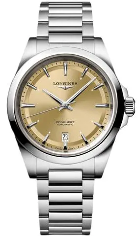 Longines Conquest L3.720.4.62.6 38mm Stainless steel Champagne