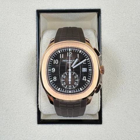 Patek Philippe Aquanaut 5968R-001 42mm Rose gold Brown