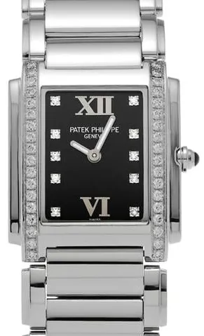 Patek Philippe Twenty~4 4910/10A-001 25mm Stainless steel Black