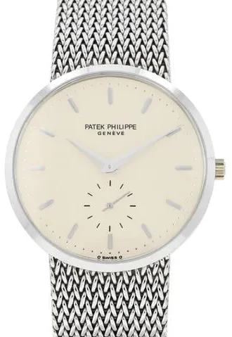 Patek Philippe Calatrava 3893 33mm White gold White