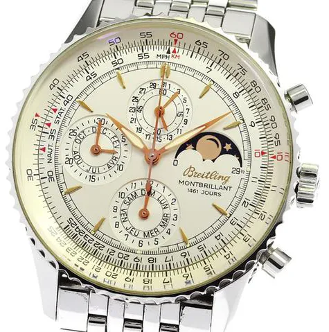 Breitling Montbrillant 1461 Jours A19030 41mm Stainless steel Silver