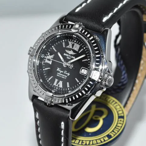 Breitling Wings Lady A67350 31mm Stainless steel Black