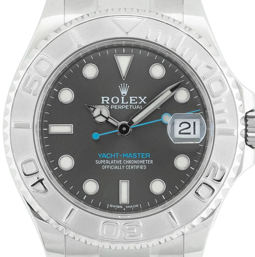 Rolex Yacht-Master 37 268622 37mm Platinum and Stainless steel Gray 4