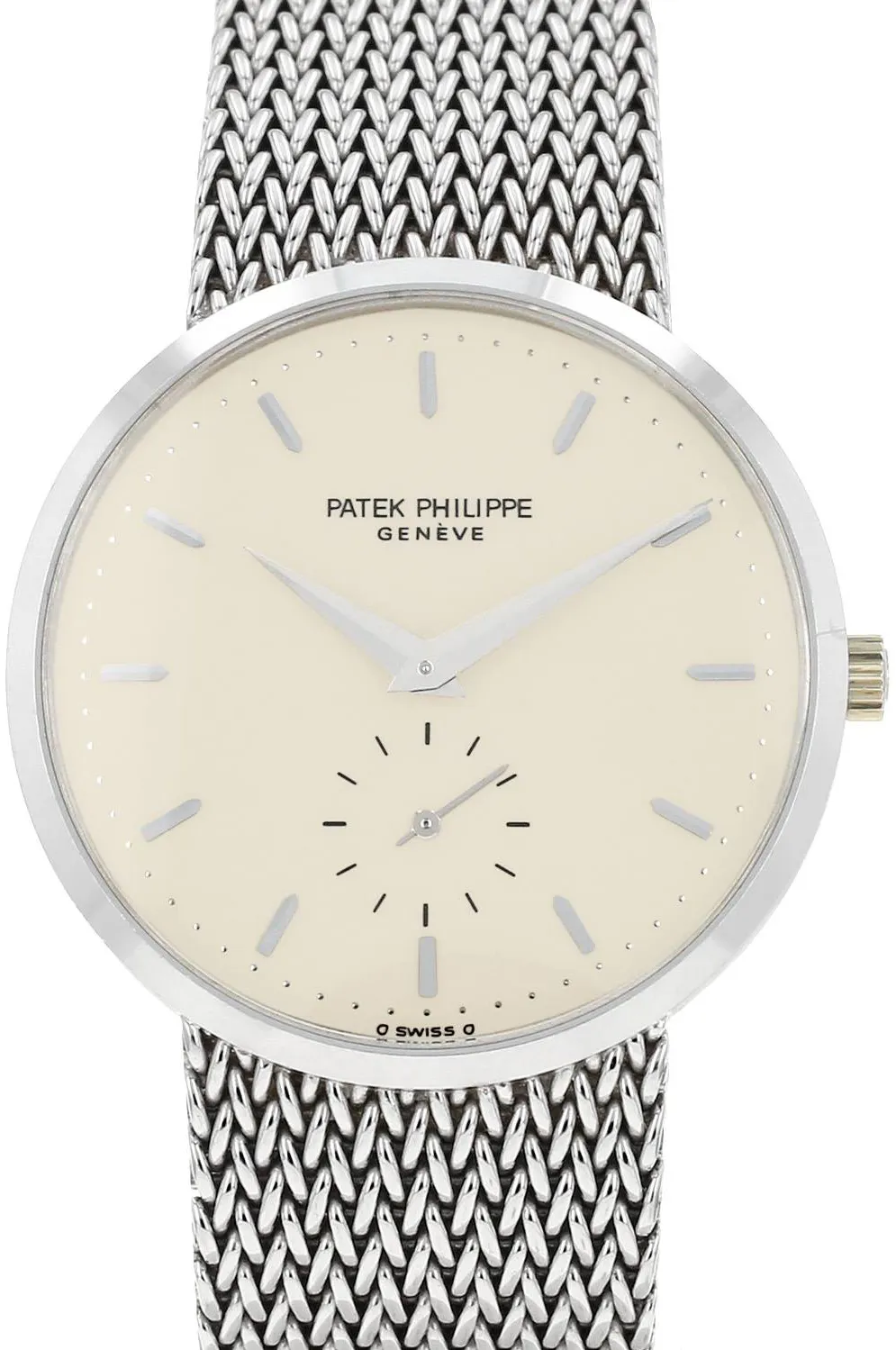 Patek Philippe Calatrava 3893/1 33mm White gold Cream