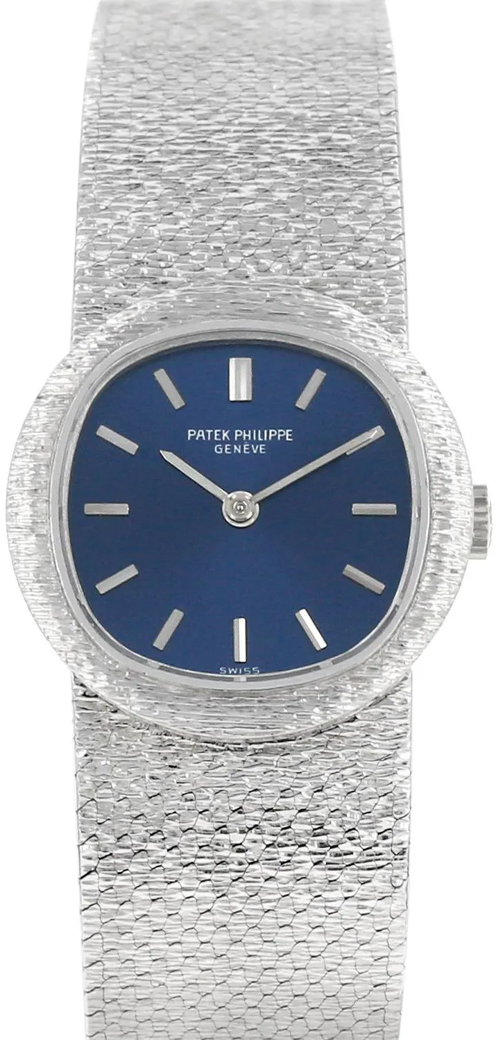 Patek Philippe Ellipse Lady 4139/1 22mm White gold Blue