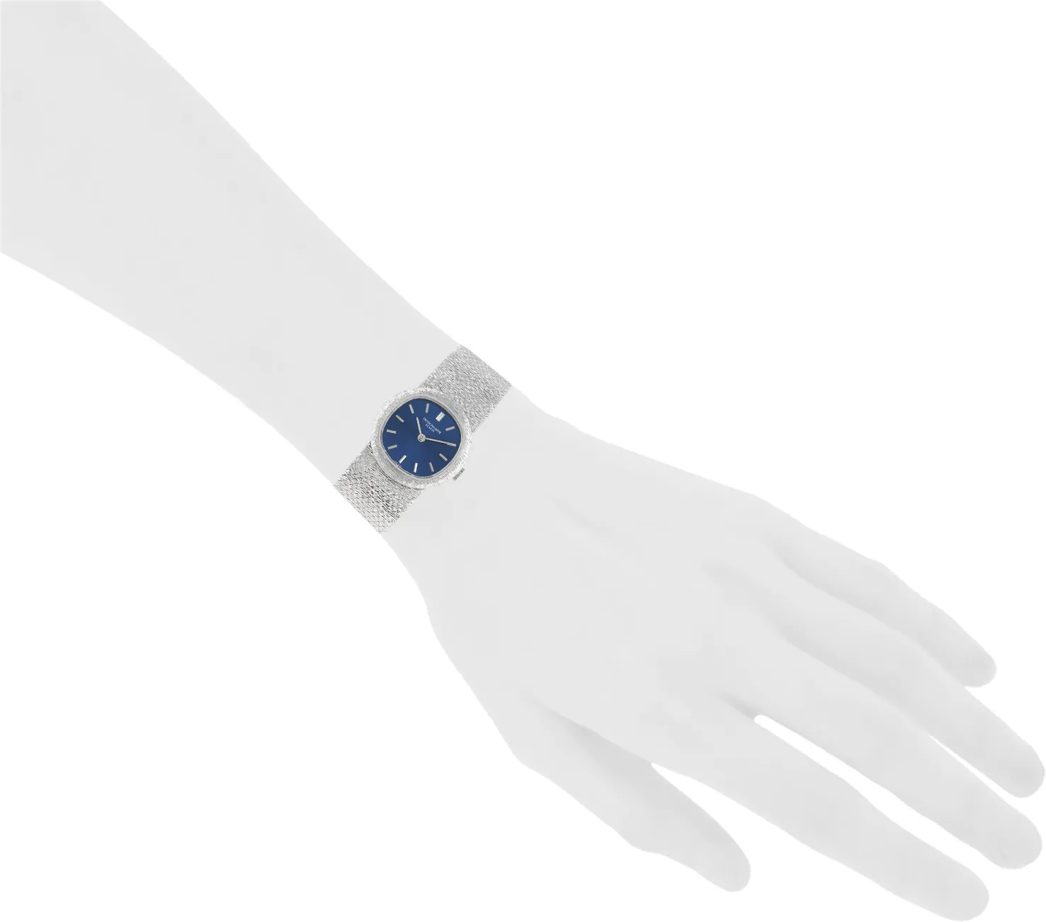 Patek Philippe Ellipse Lady 4139/1 22mm White gold Blue 1