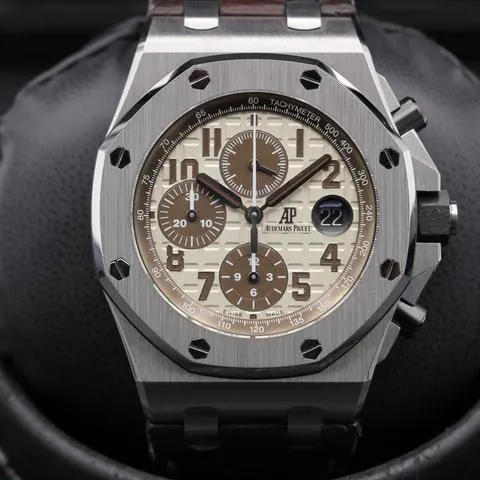 Audemars Piguet Royal Oak Offshore 26470ST.OO.A801CR.01 42mm Stainless steel Beige