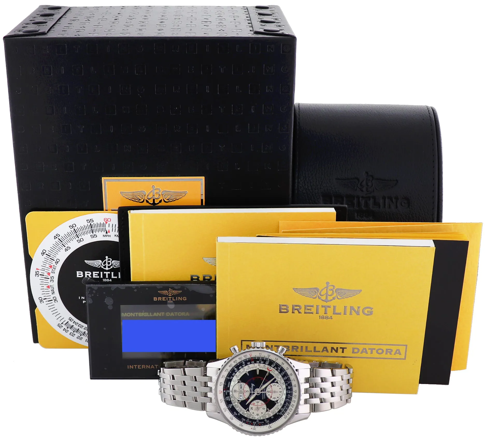 Breitling Montbrillant A21330 43mm Stainless steel Black and white 7