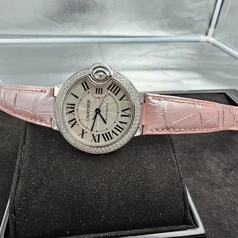 Cartier Ballon Bleu 33mm WE902037 33mm White gold Silver 1