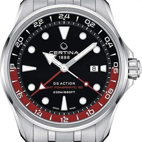 Certina DS Action C032.429.11.051.00 43mm Stainless steel Black