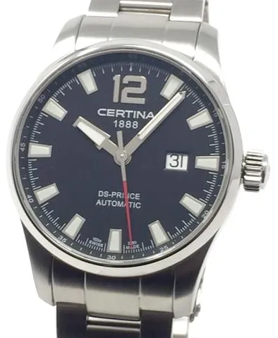 Certina DS 41mm Stainless steel Black