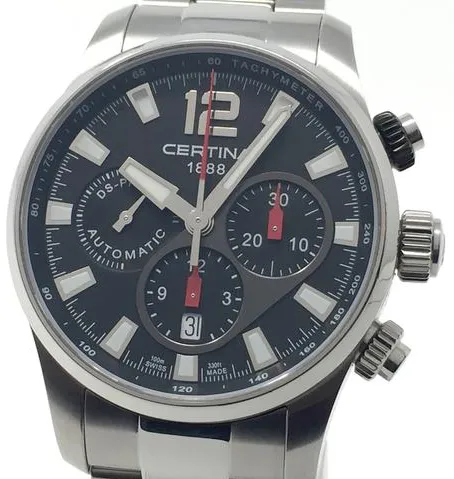 Certina DS 43mm Stainless steel Black