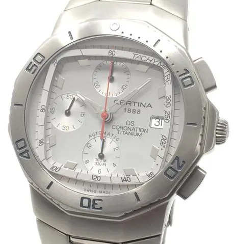 Certina DS 43mm Titanium Silver