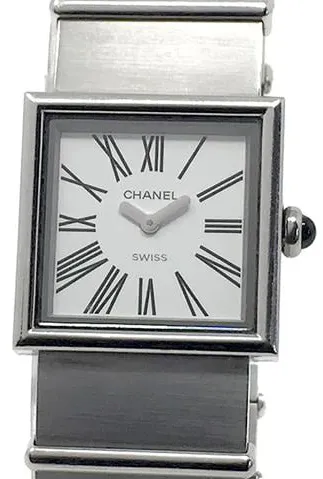 Chanel Mademoiselle 23mm Stainless steel White
